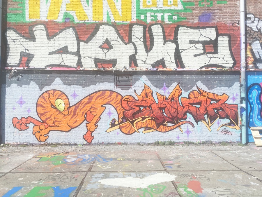 eklor, ndsm, graffiti, amsterdam